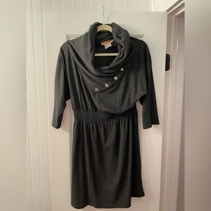 Grey dress with buttons!